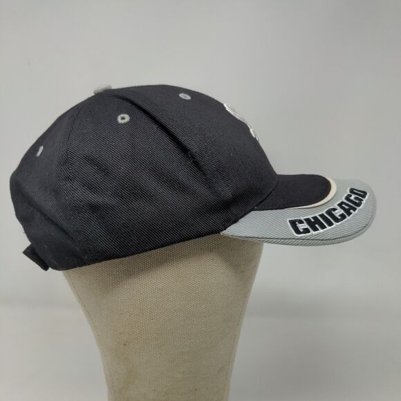 '47 Brand Chicago White Sox Men's Strapback Hat Black Size OS Embroidered Logo - Picture 7 of 13